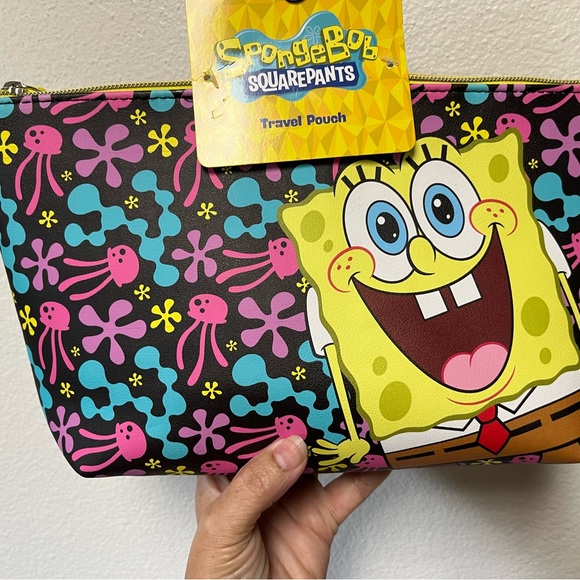 SpongeBob SquarePants Colorful Travel Pouch - Picture 1 of 5